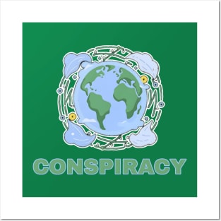 Earth Conspiracy Posters and Art